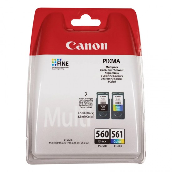 ORIGINAL Canon ink PG560/CL561 multipack (Black/Color) Tonerji in kartuše