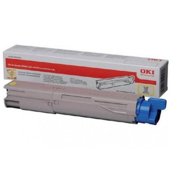 ORIGINAL OKI Toner MC873/MC880/MC883   Yellow Tonerji in kartuše