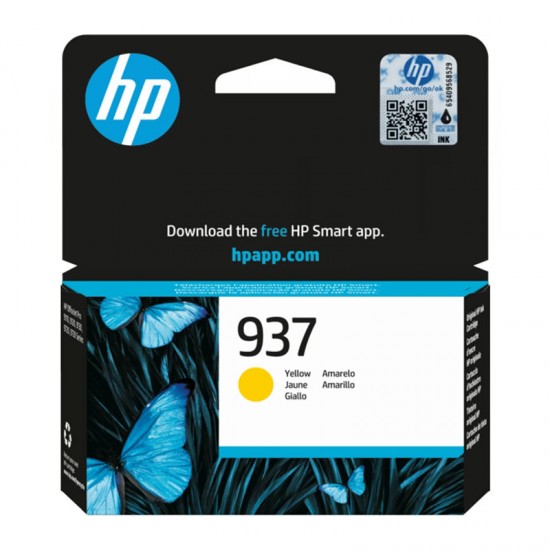 HP Ink cartridge No.937  (Yellow) Tonerji in kartuše