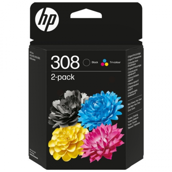 ORIGINAL HP Ink cartridge No.308 Multipack  (Black+Color) (160pgs/120pgs) Tonerji in kartuše