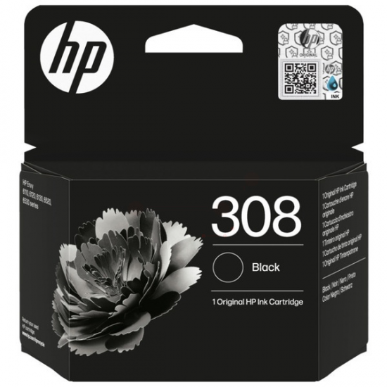 ORIGINAL HP Ink cartridge No.308  (Black) (160 pgs) Tonerji in kartuše