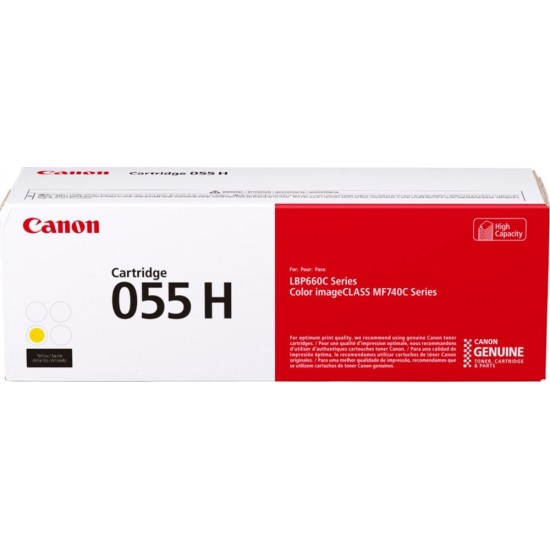 ORIGINAL Canon Toner 055H (Yellow - High Capacity) Tonerji in kartuše
