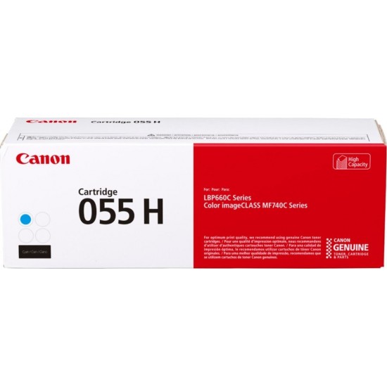 ORIGINAL Canon Toner 055H (Cyan - High Capacity) Tonerji in kartuše