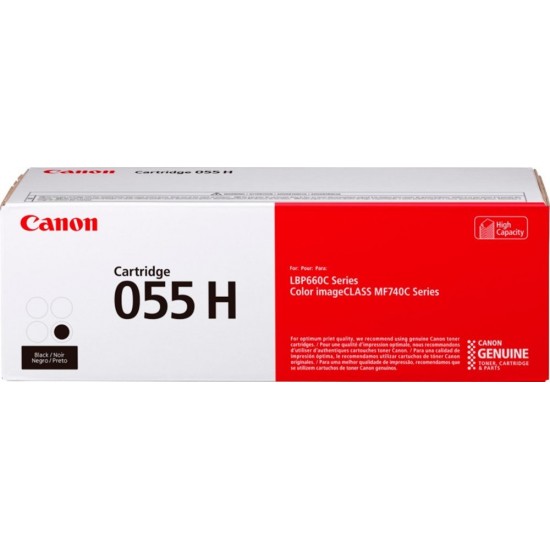 ORIGINAL Canon Toner 055H (Black - High Capacity) Tonerji in kartuše