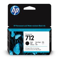 ORIGINAL HP ink No.712, DesignJet Studio, T210, T230, T250, T630, T650 (Black)