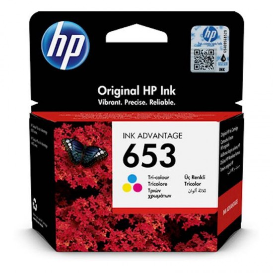 ORIGINAL HP Ink cartridge No.653  (Color) Tonerji in kartuše
