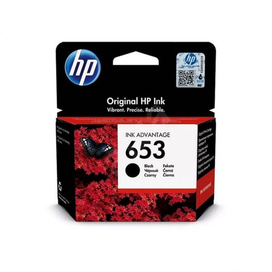ORIGINAL HP Ink cartridge No.653  (Black) Tonerji in kartuše