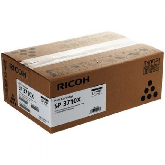 RICOH Toner SP 3710X (Black) Tonerji in kartuše