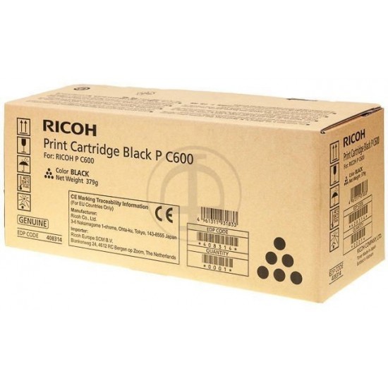 ORIGINAL Ricoh Toner P C600 (Black) Tonerji in kartuše