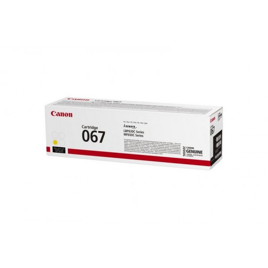 ORIGINAL Canon Toner 067 (Yellow) (1,25k) (5099C002AA) (CRG-067Y) Tonerji in kartuše