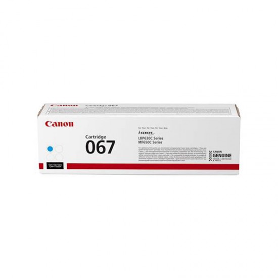 ORIGINAL Canon Toner 067 (Cyan) (1,25k) (5101C002AA) (CRG-067C) Tonerji in kartuše