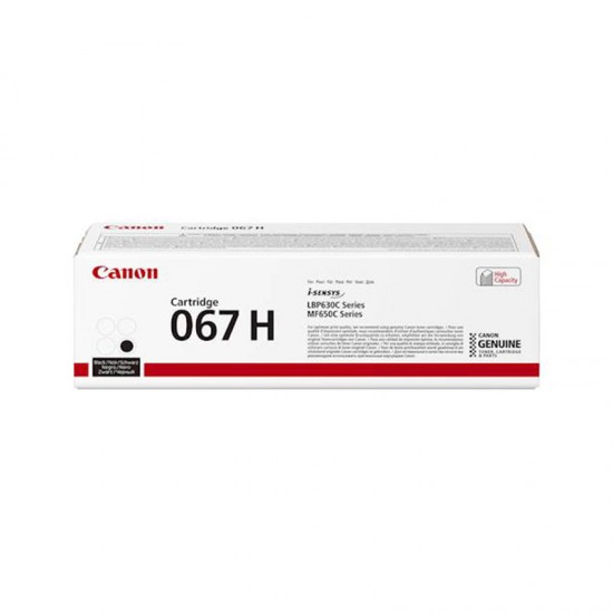 ORIGINAL Canon Toner 067H  (Black) (5106C002AA) (CRG-067HBk) Tonerji in kartuše