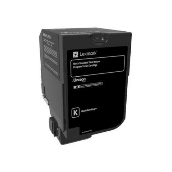 ORIGINAL Lexmark toner cart. CS720/725/CX720/725 Black (7k) Tonerji in kartuše