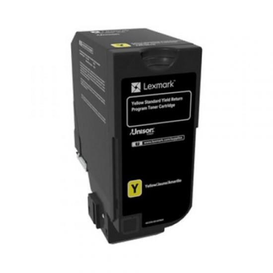 ORIGINAL Lexmark toner cart. CS720/725/CX720/725 Yellow (7k) Tonerji in kartuše