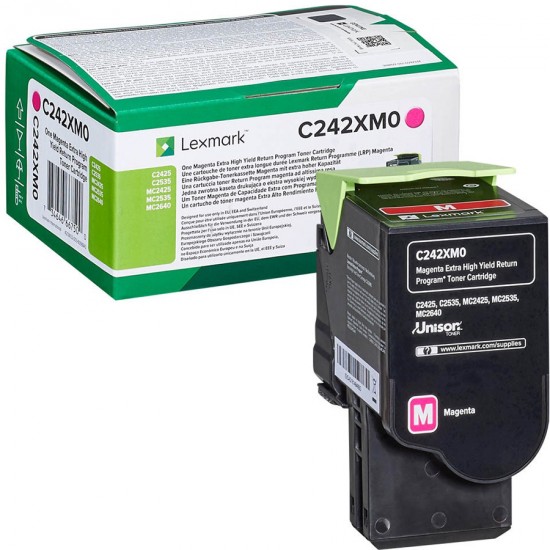 ORIGINAL Lexmark Toner CS421/521/CX421/522/625 Magenta (return) Tonerji in kartuše