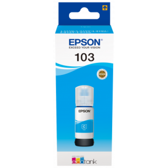 ORIGINAL Epson Ink EcoTank L1110/3110/3111/3150/3151/5190 (Cyan) Tonerji in kartuše