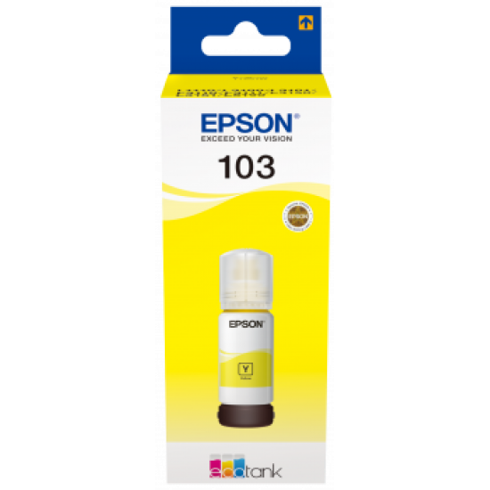 ORIGINAL Epson Ink EcoTank L1110/3110/3111/3150/3151/5190 (Yellow) Tonerji in kartuše
