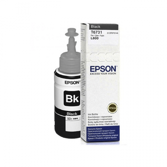 ORIGINAL Epson Ink Bottle L800/805/810/850/L1800 Black (70 ml) Tonerji in kartuše