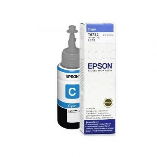 ORIGINAL Epson Ink Bottle L800/805/810/850/L1800 Cyan (70 ml) Tonerji in kartuše