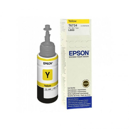 ORIGINAL Epson Ink Bottle L800/805/810/850/L1800 Yellow (70 ml) Tonerji in kartuše