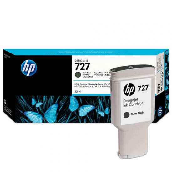 ORIGINAL HP Ink cartridge No.727  (Matte Black) (300ml) Tonerji in kartuše