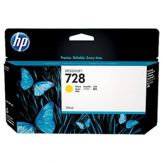 ORIGINAL  HP Ink cartidge No.728  (Yellow) (130ml) Tonerji in kartuše
