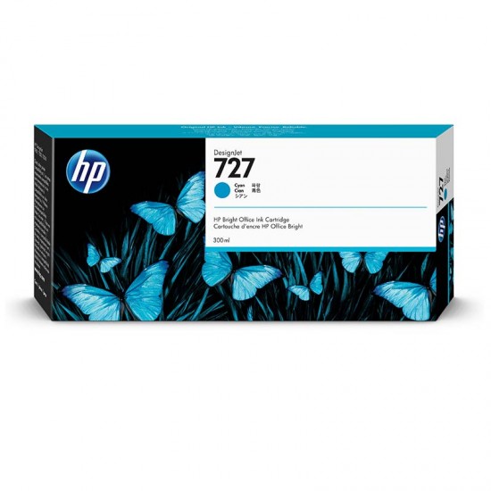 ORIGINAL HP Ink cartridge No.727  (Cyan) (300ml) Tonerji in kartuše