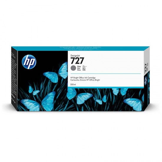 ORIGINAL HP Ink cartridge No.727 High Capacity (Gray) (300ml) Tonerji in kartuše