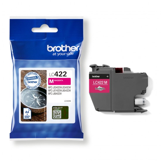 ORIGINAL Brother ink cartr. MFC-J5340/5345/5740/6540/6940/6590 Magenta (550pgs) Tonerji in kartuše