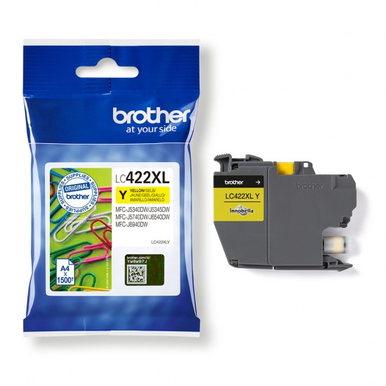 ORIGINAL Brother ink cartr. MFC-J5340/5345/5740/6540/6940/6590 Yellow XL (1.500pgs) Tonerji in kartuše