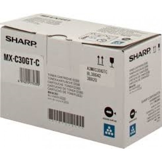 ORIGINAL Sharp Toner MX-C250/300/301 (Cyan) Tonerji in kartuše