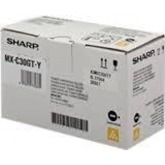 ORIGINAL Sharp Toner MX-C250/300/301 (Yellow) Tonerji in kartuše