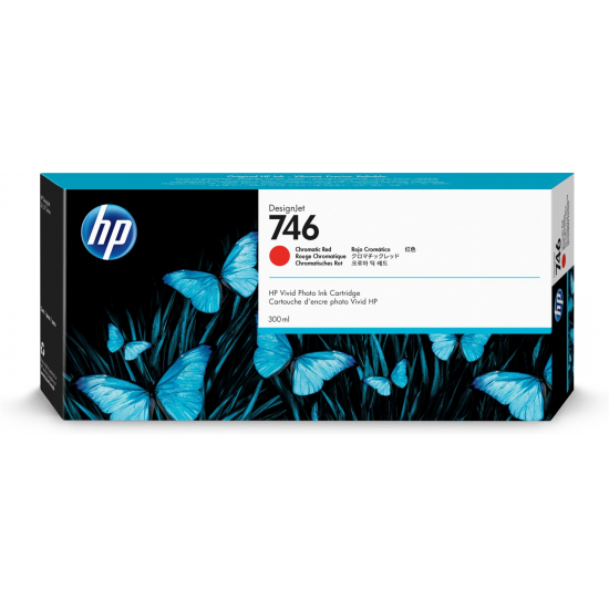 ORIGINAL HP Ink cartridge No.746 (Chromatic Red) Tonerji in kartuše