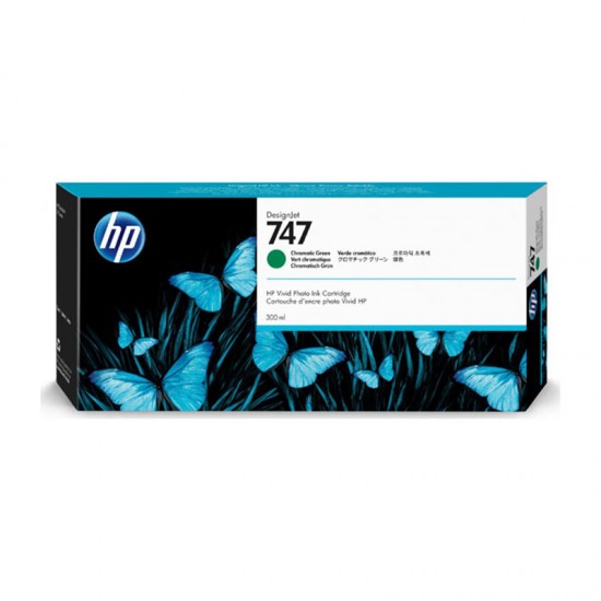 ORIGINAL HP ink No.747, DesignJet Z9 (Chromatic green) Tonerji in kartuše