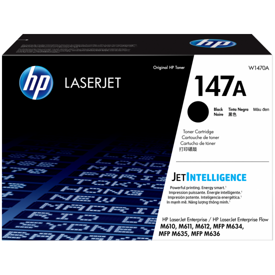 ORIGINAL HP Toner No.147A  (Black) (10,5k) Tonerji in kartuše