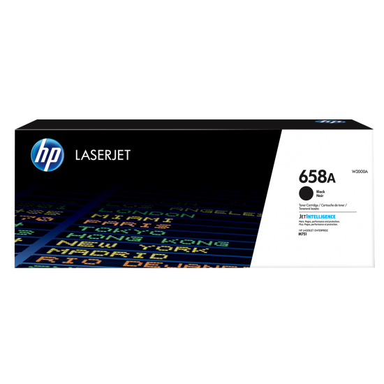 ORIGINAL HP toner No.658A, Color LaserJet Enterprise M751 (Black) Tonerji in kartuše