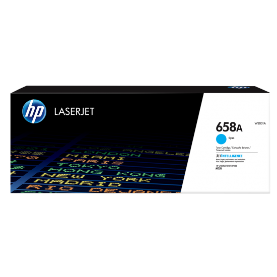 ORIGINAL HP toner No.658A, Color LaserJet Enterprise M751 (Cyan) Tonerji in kartuše