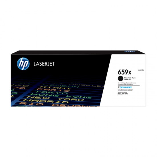 ORIGINAL HP toner No.659X, high capacity, Color LaserJet Enterprise M856 (Black) Tonerji in kartuše