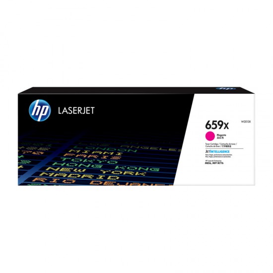 ORIGINAL HP toner No.659X, high capacity, Color LaserJet Enterprise M856 (Magenta) Tonerji in kartuše