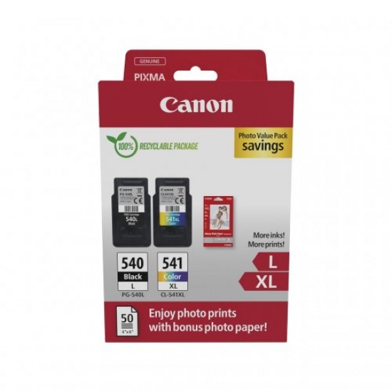 ORIGINAL Canon PG-540L+CL-541XL ink cart. MG2150   (komplet+papir) (NEW)
