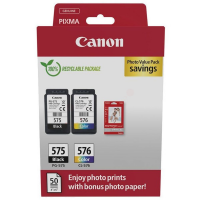 ORIGINAL Canon PG-575+CL-576 (Black+Color+photo paper)