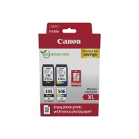 ORIGINAL Canon PG-545XL+CL-546XL ink  MG2450/2550 (Black+Color+Paper) NEW
