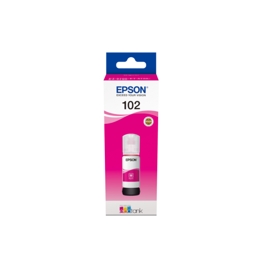 ORIGINAL Epson Ink EcoTank (102) ET2756/2851/2856/3700/3850/4850 Magenta (70 ml)