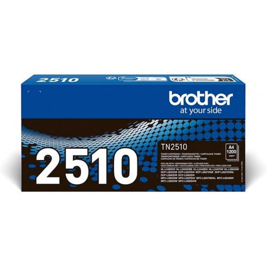 ORIGINAL Brother Toner HL-L2400/2440/2460/MFC-L2800/2827 black (1,2k) (TN-2510)