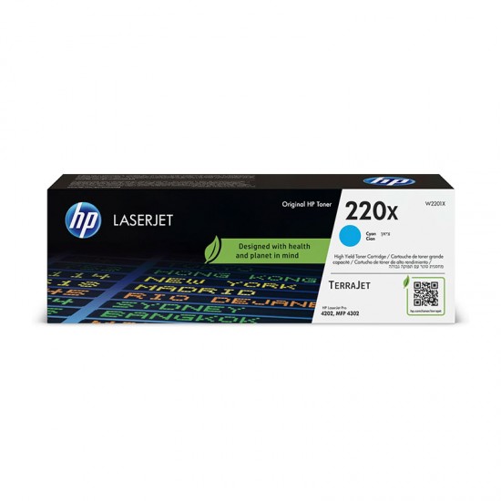 ORIGINAL HP Toner No.220X  (Cyan) (5,5k) Tonerji in kartuše