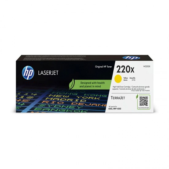 ORIGINAL HP Toner No.220X  (Yellow) (5,5k) Tonerji in kartuše