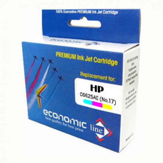 E.LINE HP Ink No. 17 Deskjet 840C/842C - Tri Color Tonerji in kartuše