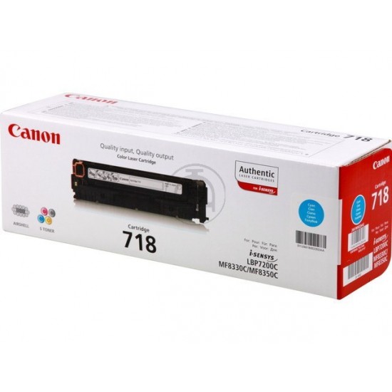 ORIGINAL Canon Toner No.718 LBP 7200 (Cyan) Tonerji in kartuše