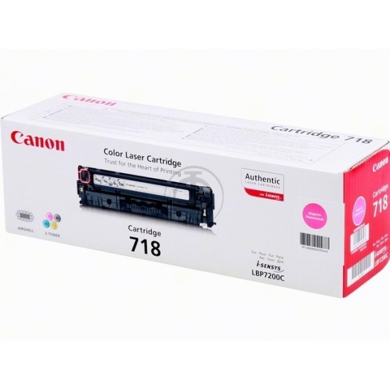 ORIGINAL Canon Toner No.718 LBP 7200 (Magenta) Tonerji in kartuše