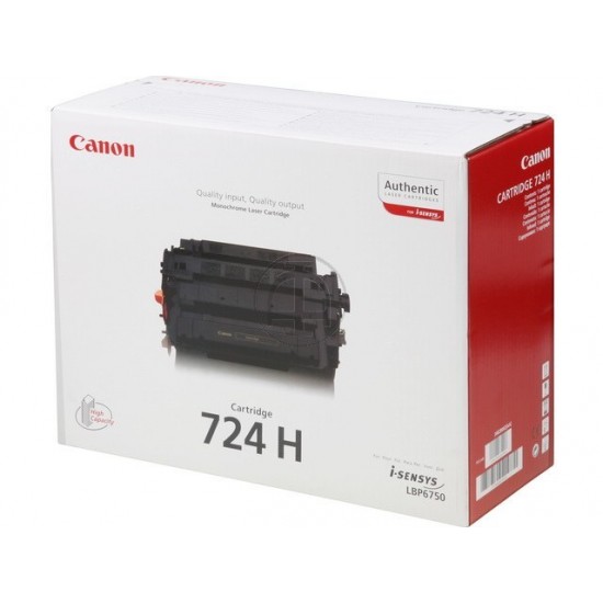 ORIGINAL Canon Toner No.724H LBP 6750 (Black) Tonerji in kartuše